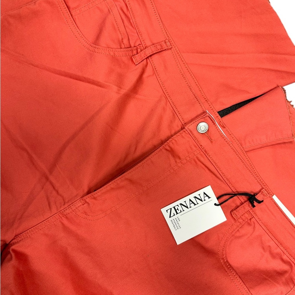 ZENANA 3X Flare pants NWT Tangarine color